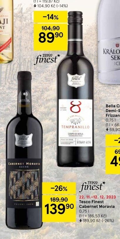 Tesco Finest Cabernet Moravia