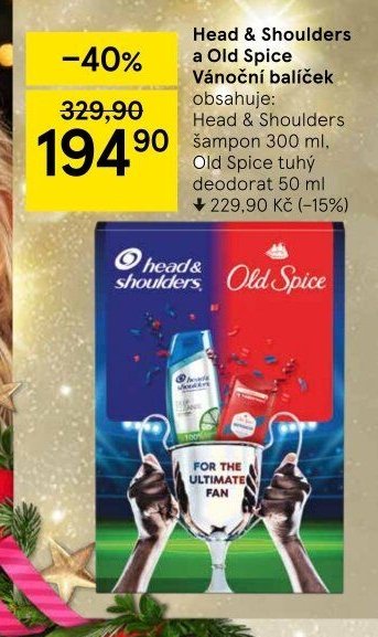 Head & Shoulders a Old Spice Vánoční balíček