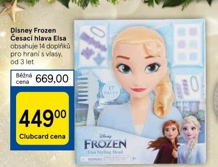 Disney Frozen Česací hlava Elsa