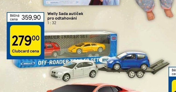 Welly Sada autíček pro odtahování