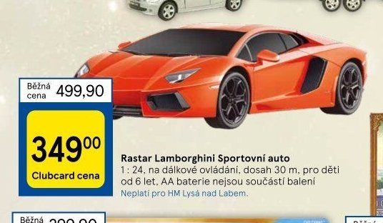 Rastar Lamborghini Sportovní auto