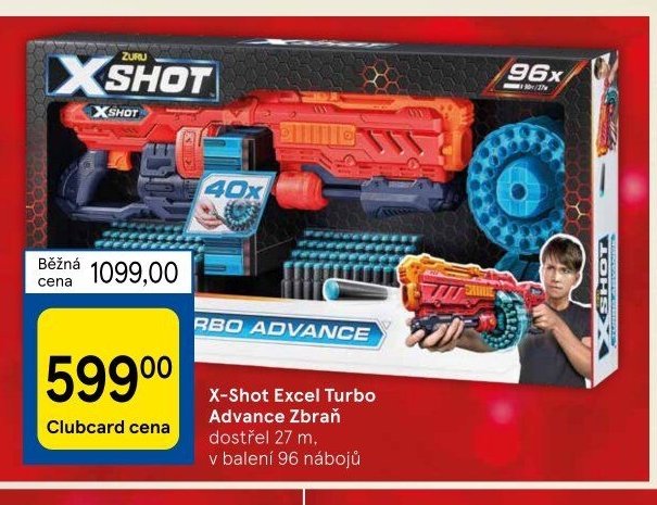 X-Shot Excel Turbo Advance Zbraň