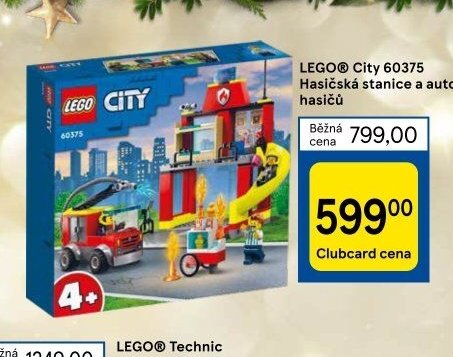 LEGO® City 60375 Hasičská stanice a auto hasičů