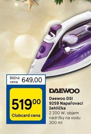 Daewoo DSI 9259 Napařovací žehlička