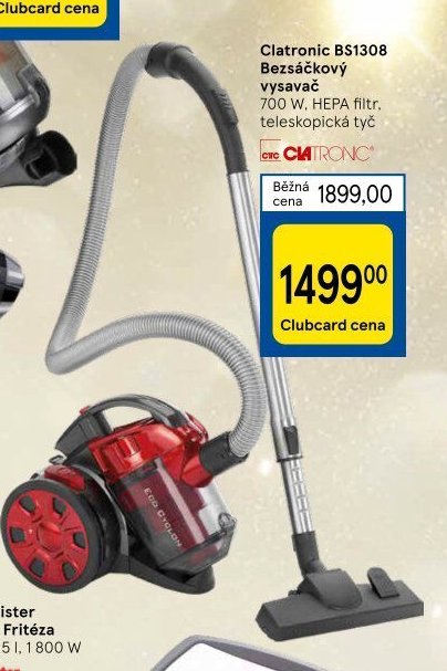 Clatronic BS1308 Bezsáčkový vysavač