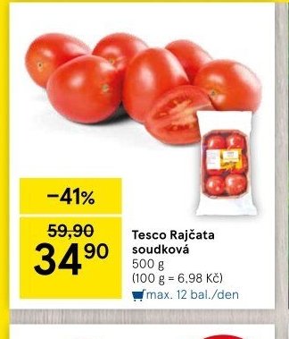 Tesco Rajčata soudková