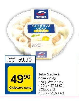 Seko Sledová očka v oleji