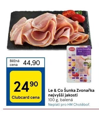 Le & Co Šunka Zvonarka nejvyšší jakosti