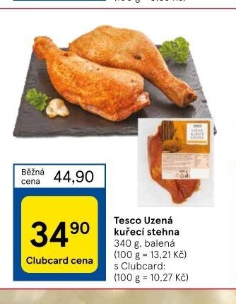 Tesco Uzená kuřecí stehna