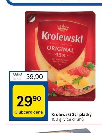 Krolewski Sýr plátky