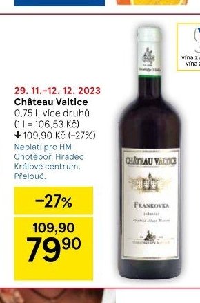 Château Valtice 0,75 l