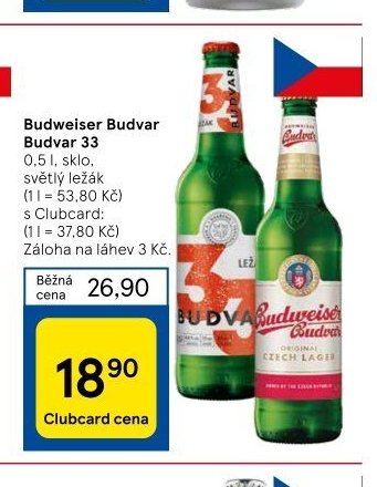 Budweiser Budvar Budvar 33