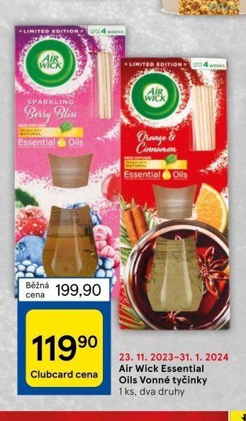 Air Wick Essential Oils Vonné tyčinky