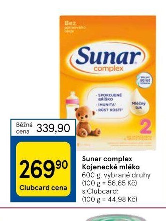 Sunar complex Kojenecké mléko