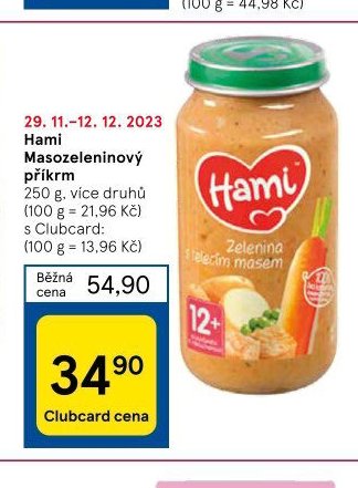 Hami Masozeleninový příkrm