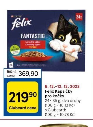 Felix Kapsičky pro kočky 24× 85 g