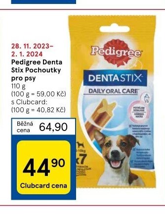 Pedigree Denta Stix Pochoutky pro psy 110 g