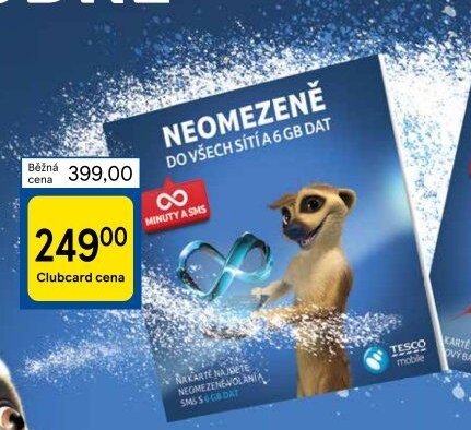 Tesco mobile NEOMEZENĚ