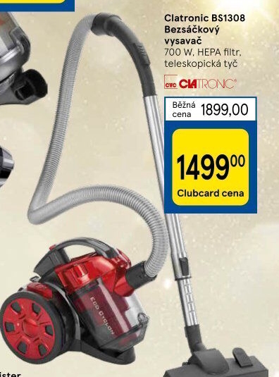 Bezsáčkový vysavač Clatronic BS1308