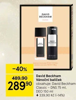 Dárková kazeta David Beckham