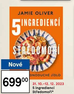 Kniha 5 ingrediencí Středomoří Jamie Oliver