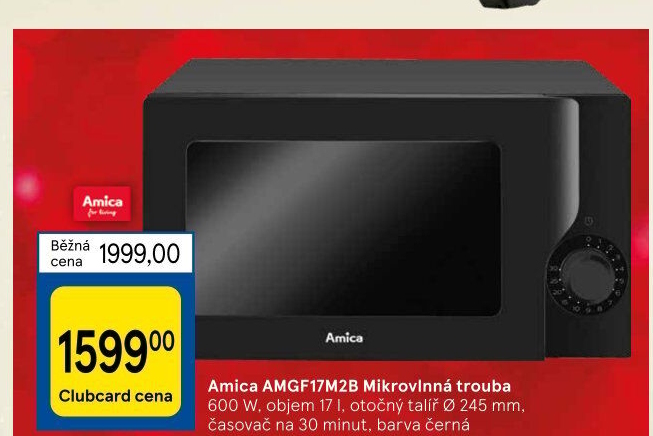 Mikrovlnná trouba Amica AMGF17M2B