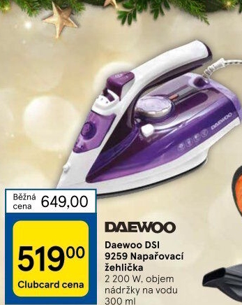 Napařovací žehlička Daewoo DSI-9259