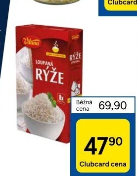 Rýže loupaná dlouhozrnná Vitana