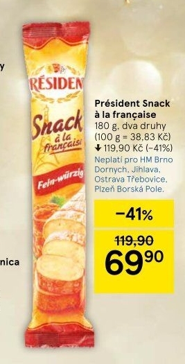 Sýr Snack Président