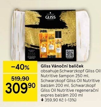 Taška dárková Oil Nutritive Gliss Kur Schwarzkopf