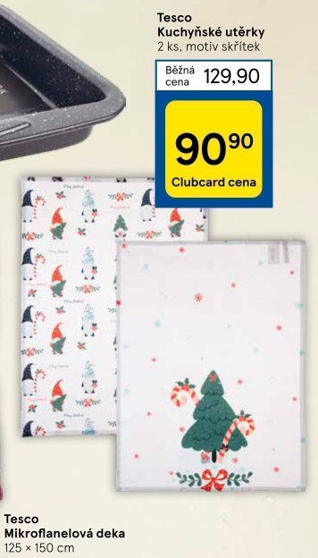 Utěrky látkové Tesco