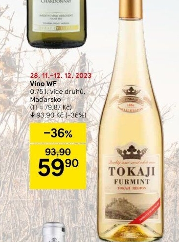 Víno Furmint Tokaji