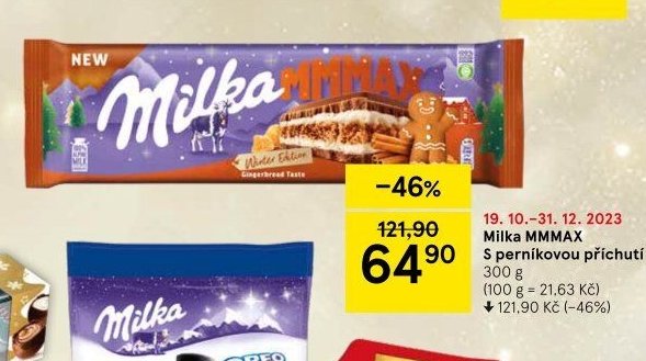 Milka MMMAX S perníkovou příchutí 300 g
