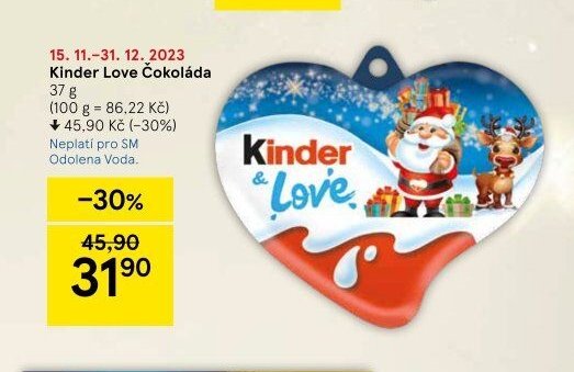 Kinder Love Čokoláda 37 g