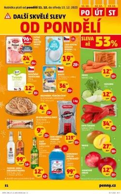 akční leták Penny Market 7.12.2023-13.12.2023