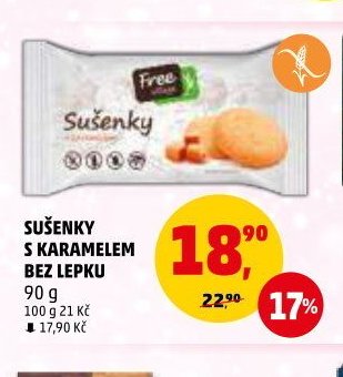 SUŠENKY S KARAMELEM BEZ LEPKU
