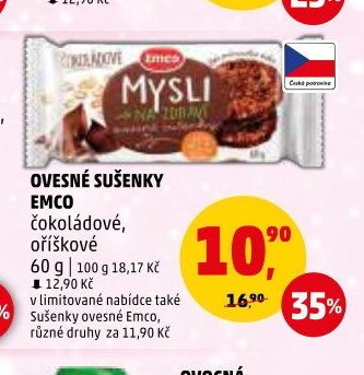 Ovesné sušenky Emco