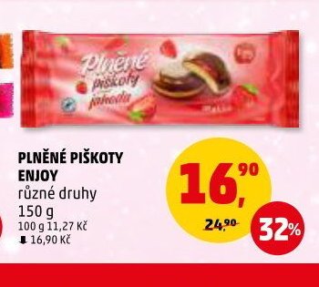 Plněné piškoty Enjoy
