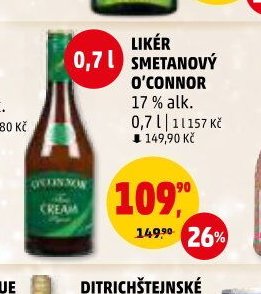 Likér smetanový O'Connor