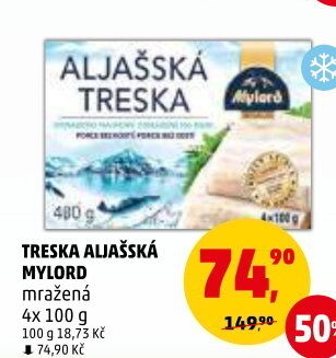Aljašská treska mražená Mylord