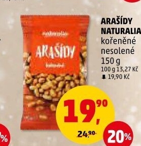 Arašídy kořeněné Naturalia