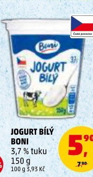 Bílý jogurt Boni