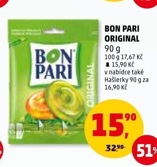 Bonbony Bon Pari Nestlé