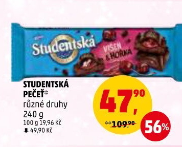 Čokoláda Studentská pečeť Orion