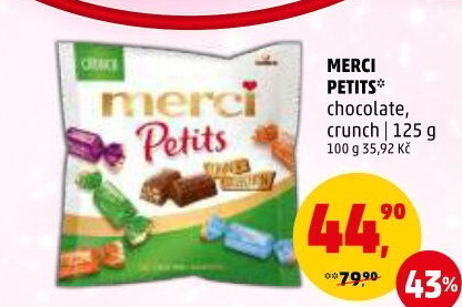 Čokoládové bonbony Petits Merci