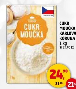 Cukr moučka Karlova Koruna