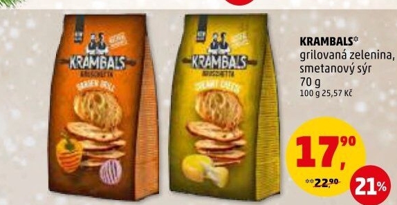 Krekry Bruschetta Krambals