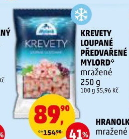 Krevety loupané mražené Premium Mylord