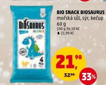 Křupky kukuřičné bez lepku Biosaurus