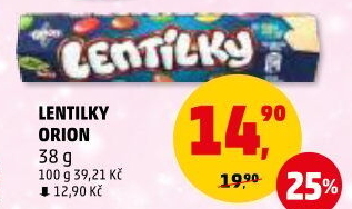 Lentilky Orion